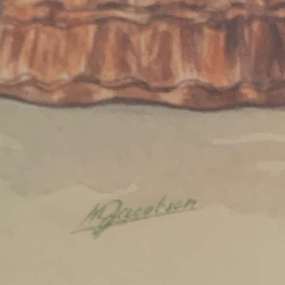 M. Jacobson Victorian Print Circa 1890 Framed & Matted - Picture 4 of 13